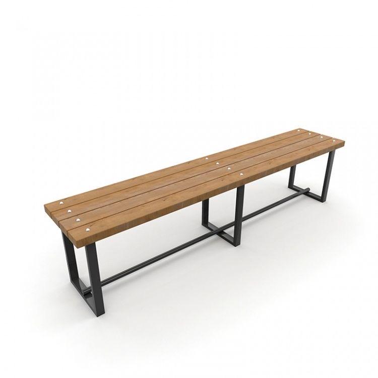 Лавка вулична без спинки (1-2) 2000×405×500 мм ТІВОЛІ-ЛЕНД